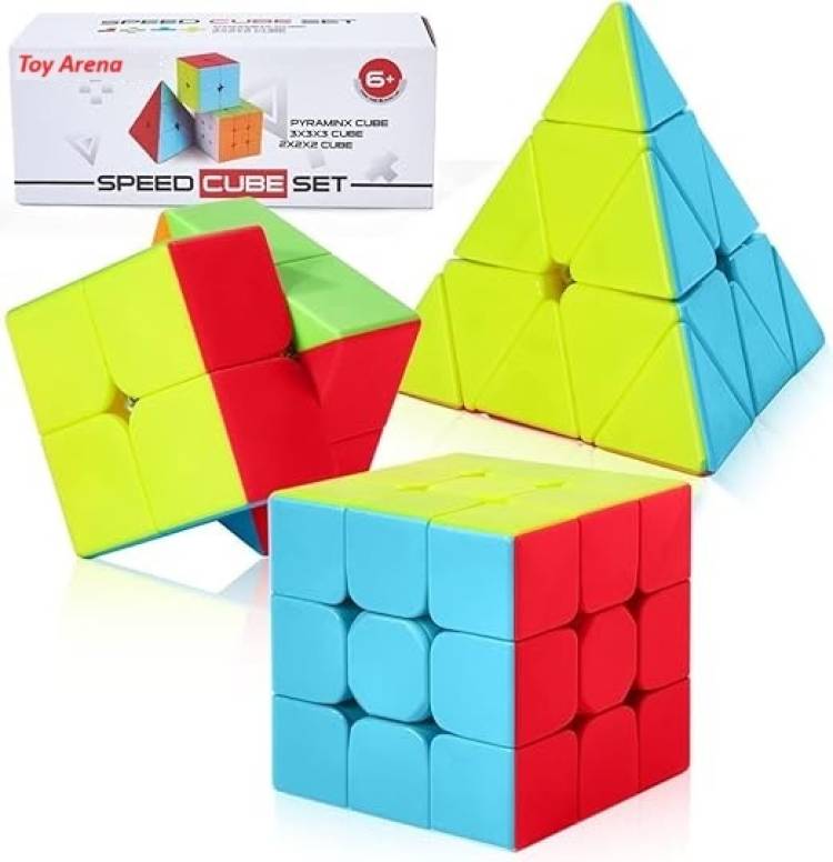 Toy Arena yramid Frosted P Cube 3 Pieces