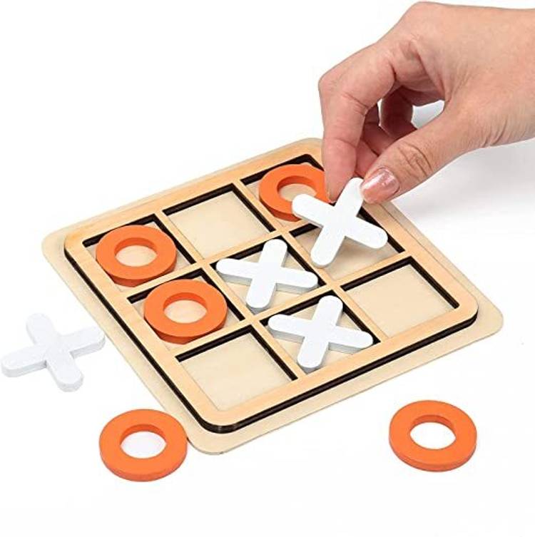 ShopiMoz Tik Tak Toe Pedagogical Board / Brain Teaser Traditional Challenging Board Games