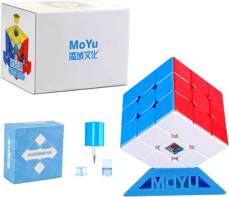 Hawkister MoYu RS3M Magnetic Cube (Standard Version) Speed Cube 3x3 Sticker-Less