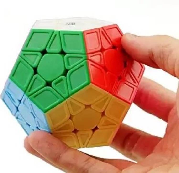 Basha mall Rubiks Megaminx Cube High Speed Stickerless