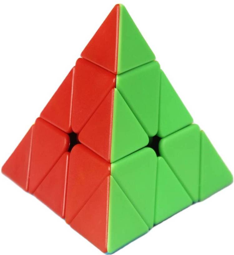 CHANAK Speed Pyramid Cube - Stickerless Triangle Pyraminx Cube, BIS Approved