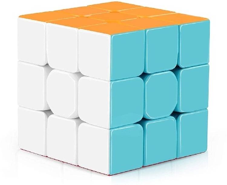 YAYKID 3X3 High Speed Rubix Cube Stickerless Smooth Swing For Faster Movement