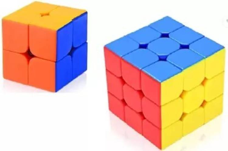 Basha mall 2x2 3x3 Stickerless Super Smooth Cube