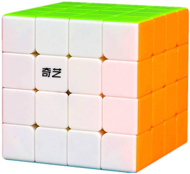 Cubelelo Qiyuan S 4x4 Stickerless Speed Cube 4X4 for Kids & Adults (Multicolor)