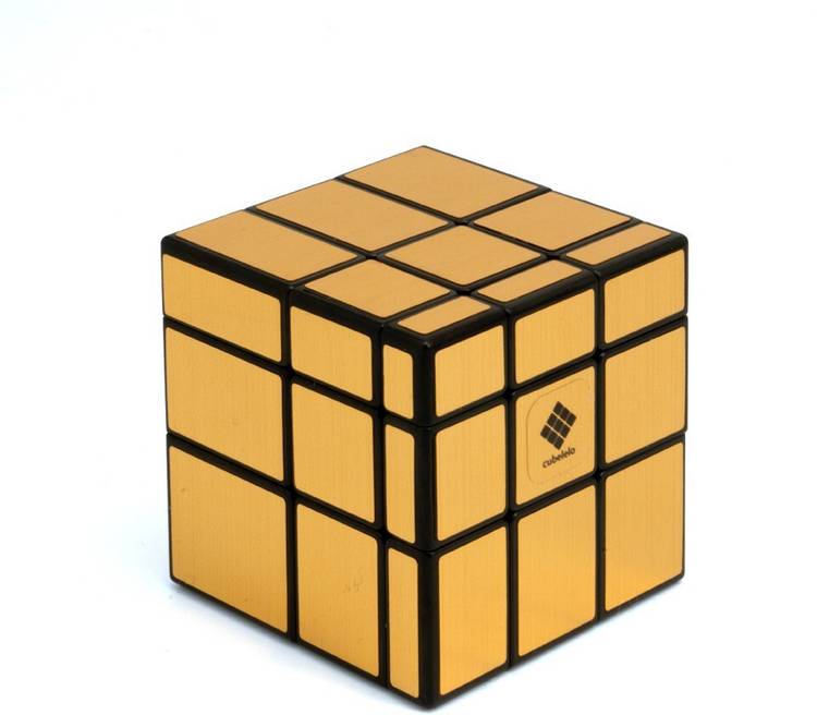 Cubelelo Drift Mirror Cube (Golden) Speedcube Highspeed Magic Cube Puzzle