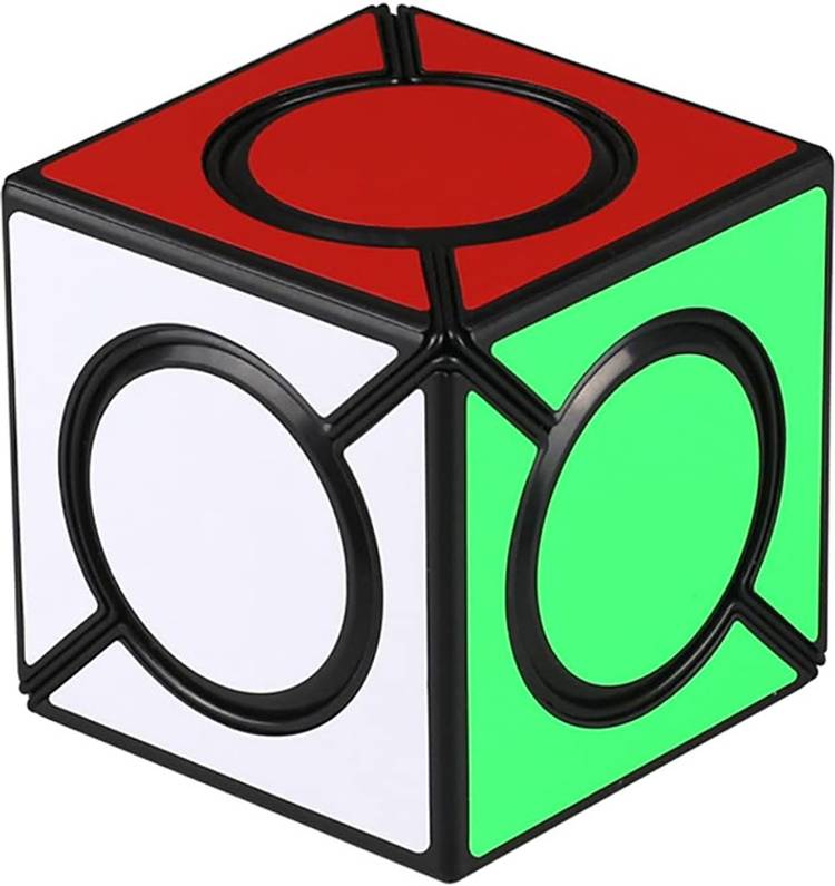 Hawkister QiYi Six Spot Cube Black Mo Fang Ge Fangyuan Skewb Magic Puzzle