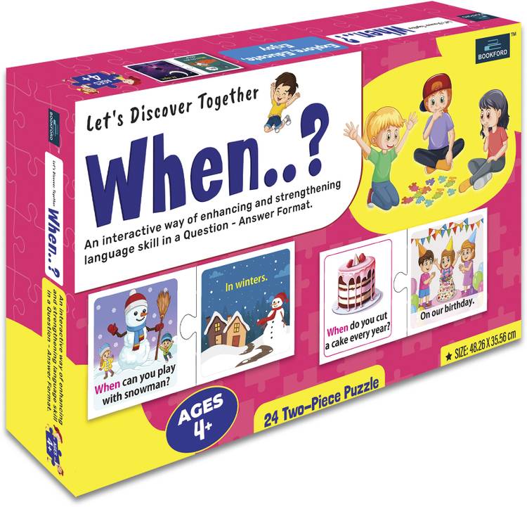 BOOKFORD Let'S Discover Together When Jigsaw Puzzle Game & Fun and Learning