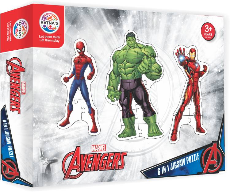 Ratnas Avengers 6 in 1 Jigsaw Puzzle (2544) Jigsaw Puzzle