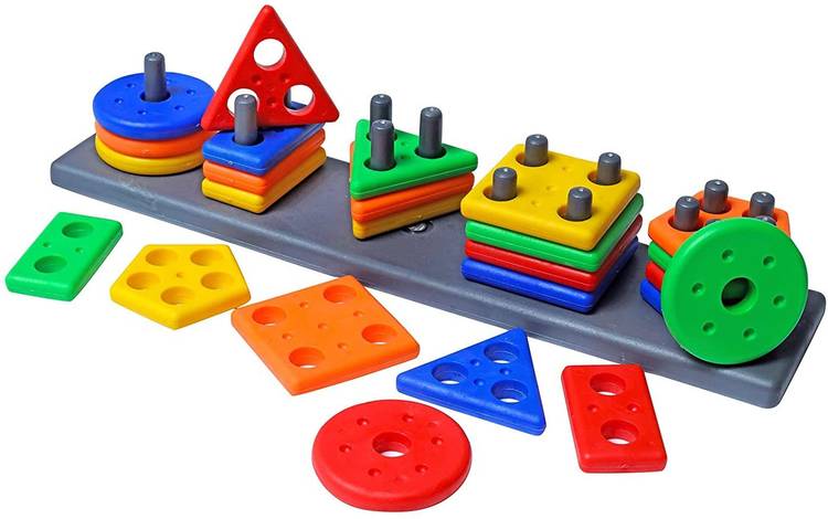 RITSKART Geometry Shape Sorter Puzzle Board preschool activity toys for kids