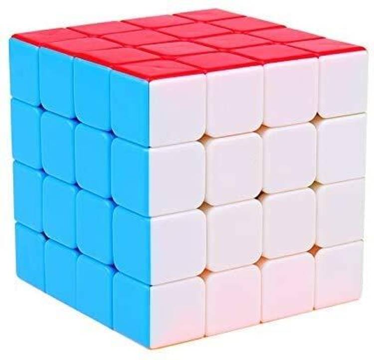 Jeevan jyoti agency 4 by 4 Rubik Cube Stickerless Square Cube Puzzle Toy