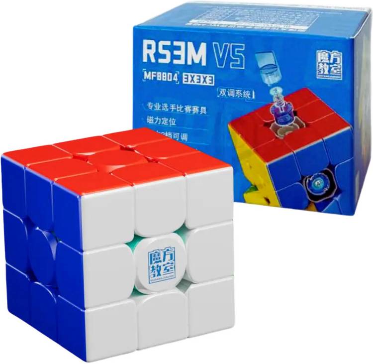 Cuberkart MoYu RS3M V5 3x3 Magnetic (Dual-Adjustment) Stickerless Speed Cube