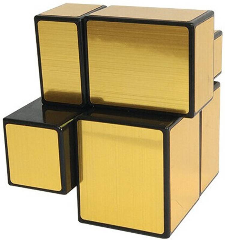 Hawkister QiYi 2x2x2 Gold Mirror High Speed Cube (2x2 Mirror Gold Cube) Magic Cube