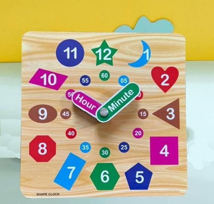 Shreevi Early Learning Toys for Students Kids Colorful Dial Wooden Learning