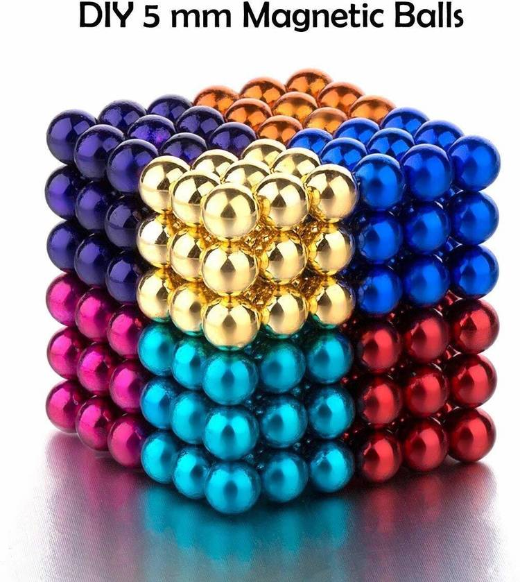 Magicwand DIY 5mm Magnetic Balls for Stress Relief etc (8 Colors Guaranteed)