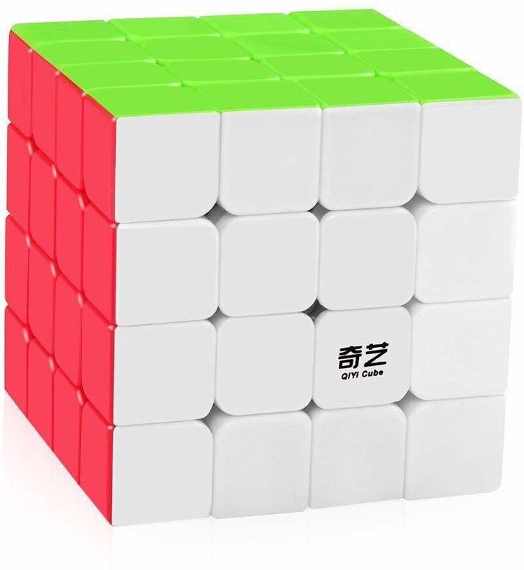 Authfort 4x4x4 Stickerless Magic Rubick Cube with Adjustable Tightness CB35