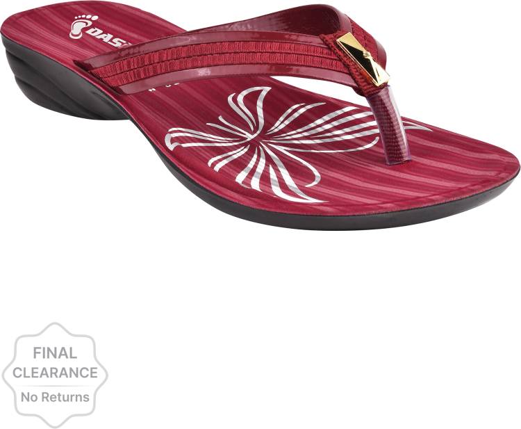 Women New Affordable Range of Stylish Casual Sandals Red Flats Sandal Price in India