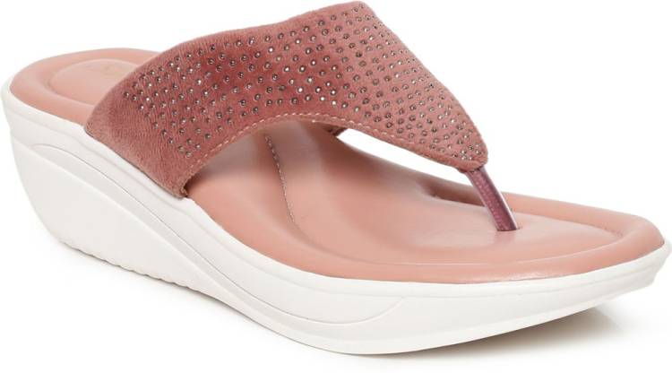 Women K6006L Casual Stylish, Comfortable Durable Trendy Casual Pink Flats Sandal Price in India