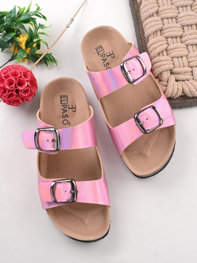 Women Pink Flats Sandal Price in India