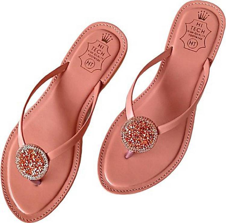 Women Pink Flats Sandal Price in India