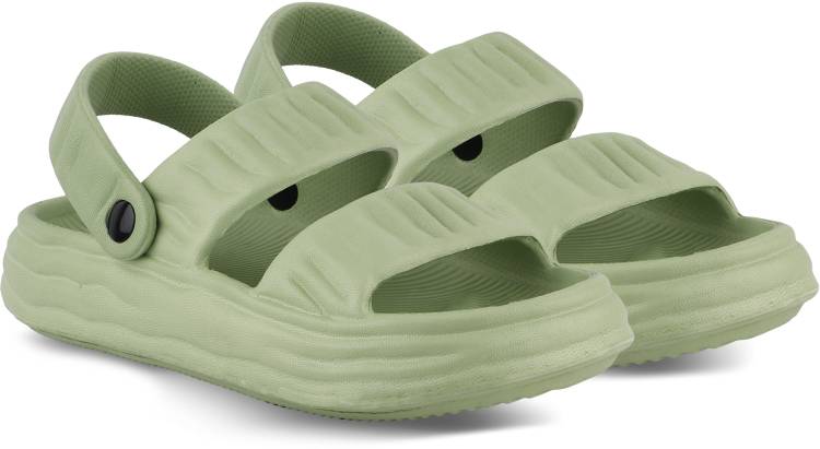 Women Green Flats Sandal Price in India