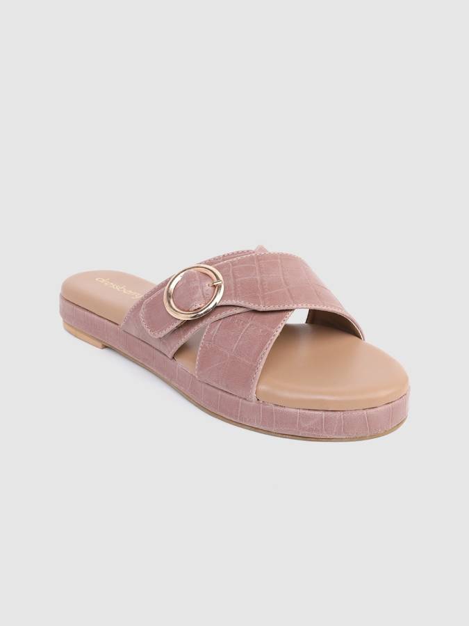 Women Pink Flats Sandal Price in India