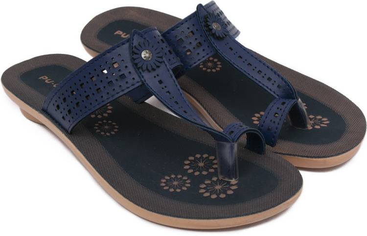 Women Blue, Blue Flats Sandal Price in India