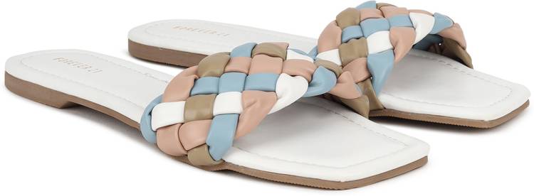 Women Multicolor Flats Sandal Price in India