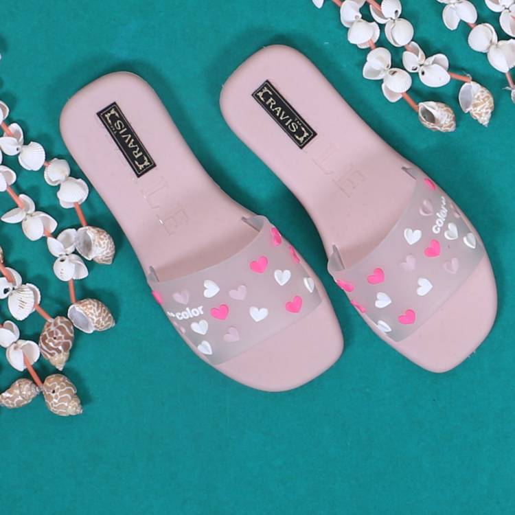 Women Pink Flats Sandal Price in India