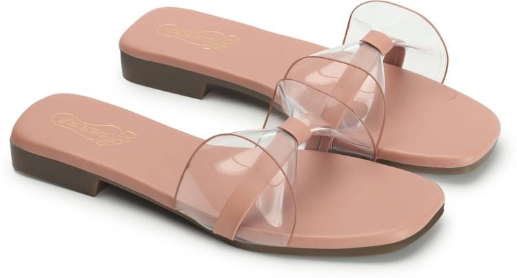 Women Pink Flats Sandal Price in India