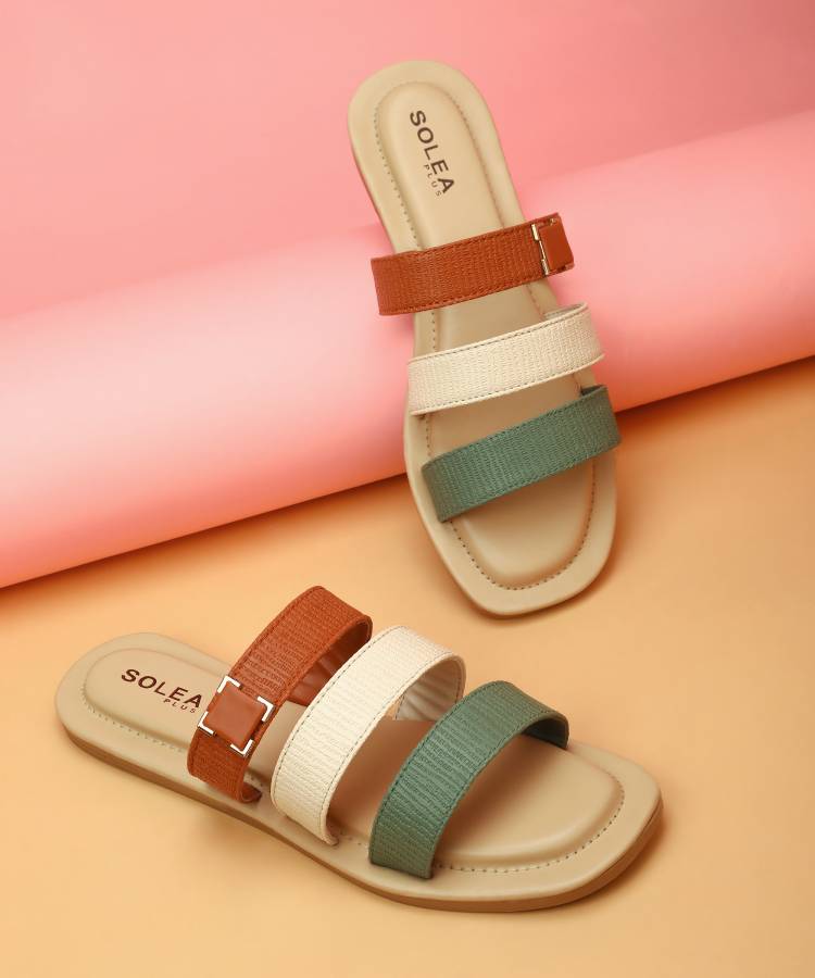 Women Tan Casual Sandal Price in India