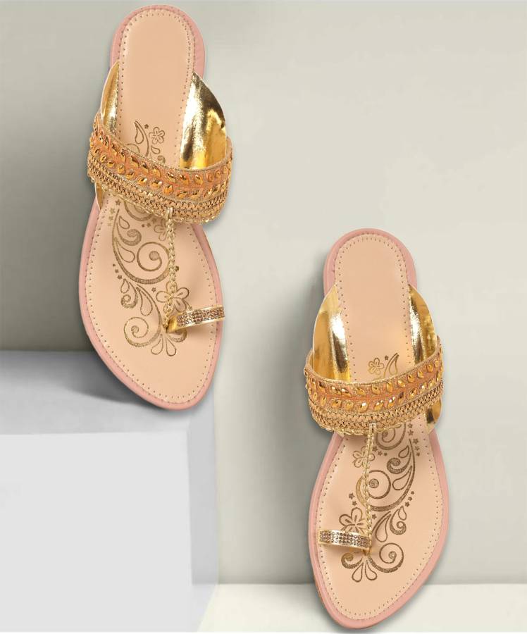 Women Natural Flats Sandal Price in India