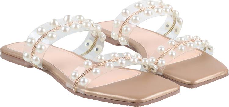 Women Pink Flats Sandal Price in India