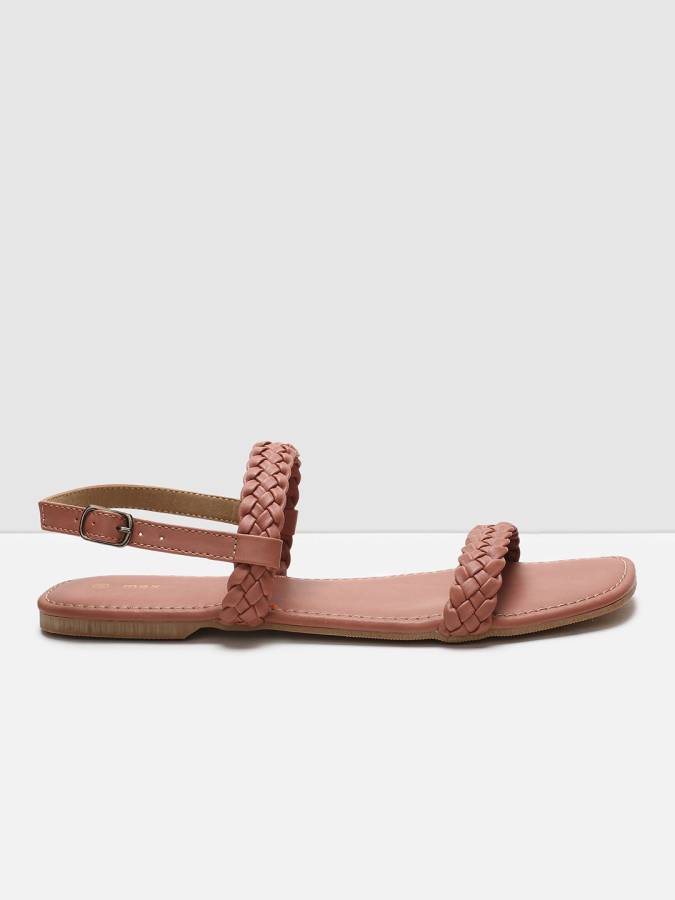 Women Pink Flats Sandal Price in India