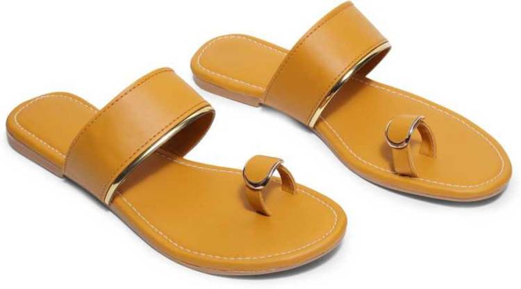 Shoestail Women Yellow Flats Price in India