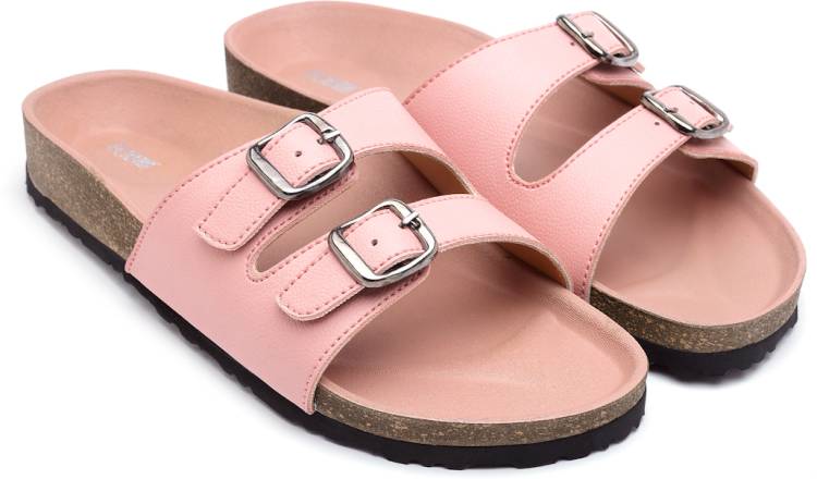 Women OWRFMO-02(W) Synthetic Leather| Slip-On | Solid | Casual | Lightweight | Outdoor Pink Flats Sandal Price in India