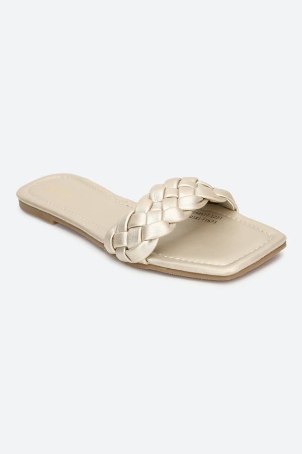 Women Silver Flats Sandal Price in India