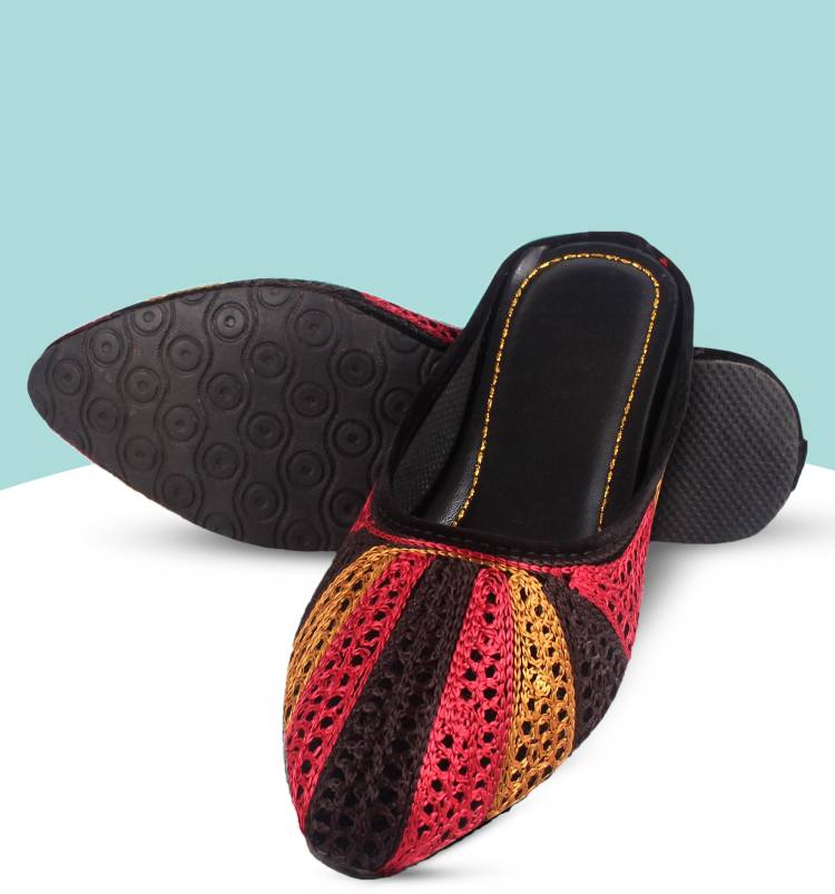 AMAZING TRADERS Women Multicolor Flats Price in India