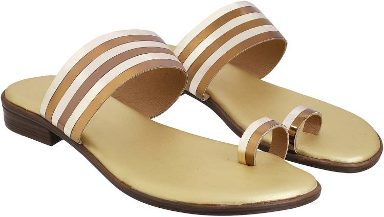 MOCHI Women Gold Flats Price in India