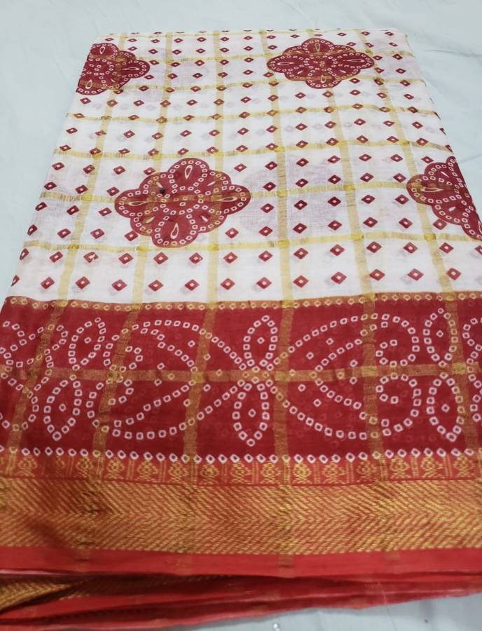 Hand Painted Handloom Pure Cotton Saree Price in India