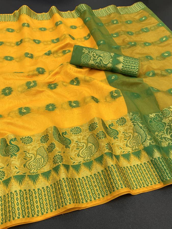Self Design Banarasi Pure Cotton, Cotton Silk Saree Price in India