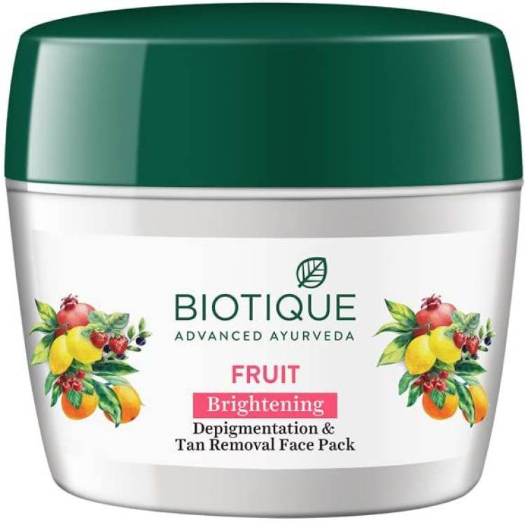 BIOTIQUE FRUIT Brightening Depigmentation & Tan Removal Face Pack Price in India