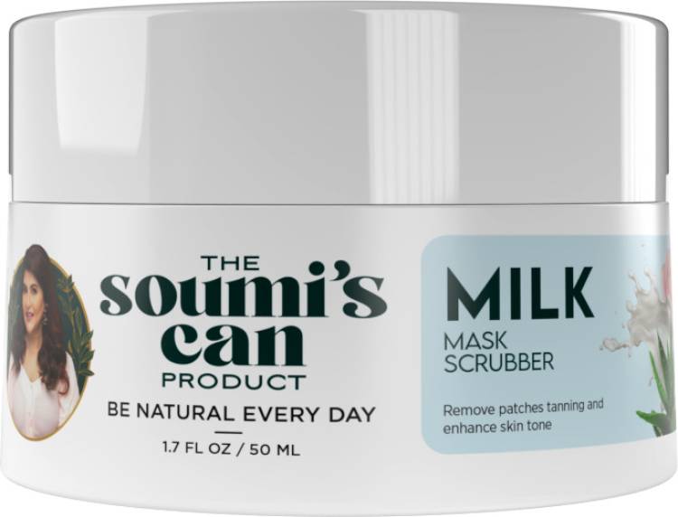 The Soumi's Can Product MILK MASK SCRUBER Scrub Price in India
