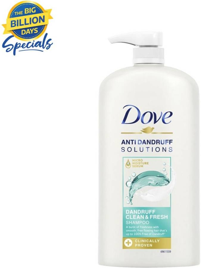 DOVE Anti Dandruff Clean & Fresh Shampoo, Prevents Dandruff & Dry Scalp Price in India
