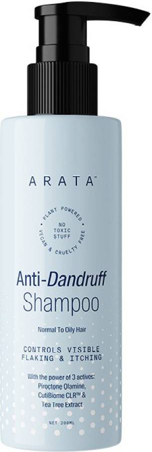 ARATA Anti-Dandruff Shampoo|Controls Flakes|Visible Results|Normal-Oily Hair Price in India