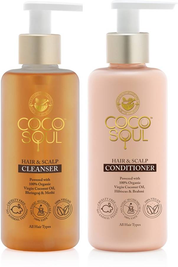 Coco Soul Shampoo & Conditioner with Coconut & Ayurveda From Makers of Parachute Advansed Price in India