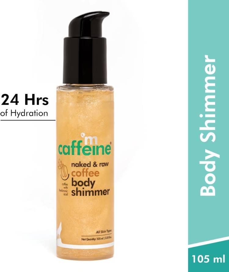 mCaffeine Coffee Body Shimmer Spray for Soft Illuminating Glitter & Oil-Free Hydration Price in India