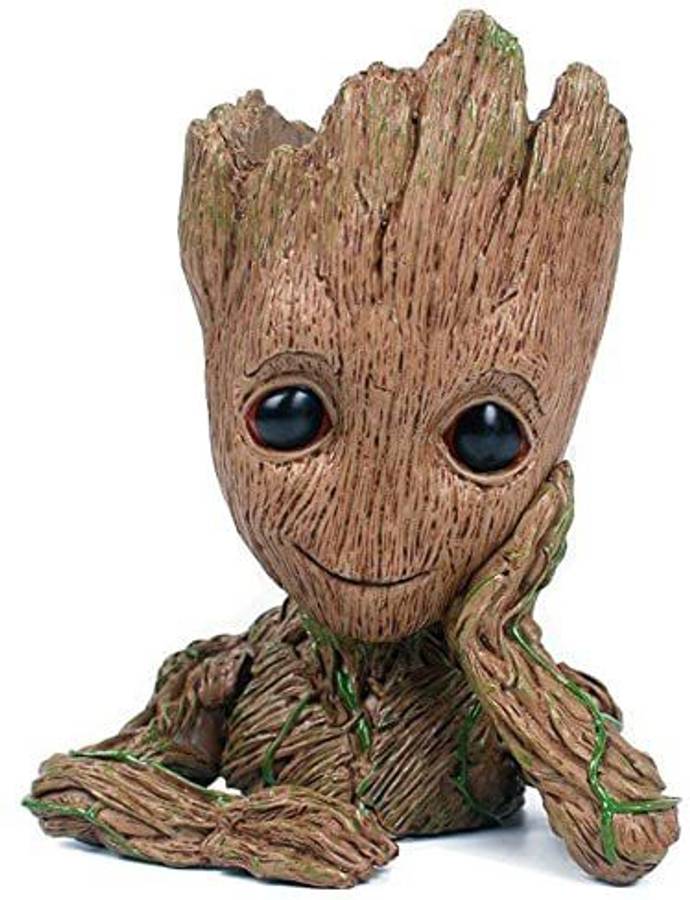 YuviKrissh Handicraft Marvel Avengers Infinity War Pot Groot Planter Pot