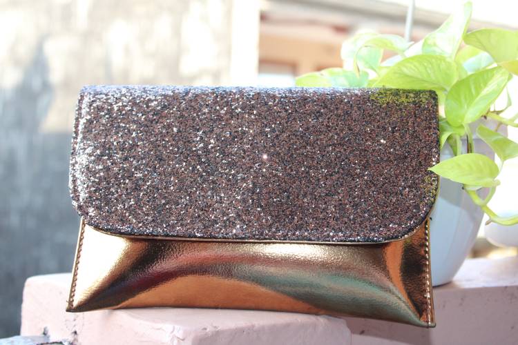 Party Brown  Clutch Price in India