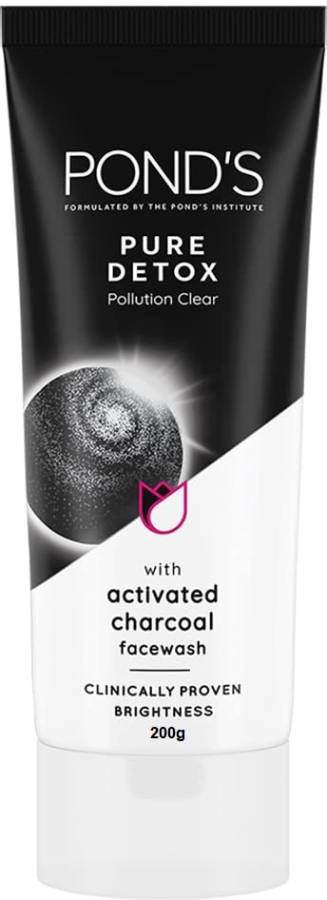 POND's Pure Detox With Activated Charcoal  Face Wash Price in India