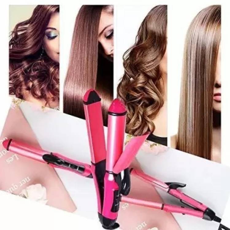 2N2 2 in 1 Hair Styler- Hair Curler &Hair Straightener-(a25) Hair Straightener-35 Hair Straightener Price in India